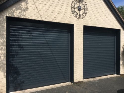 Image of Green Domestic Roller Garage Door