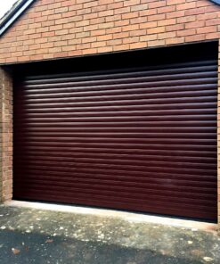 Image of a Domestic Roller Garage Door in Brown