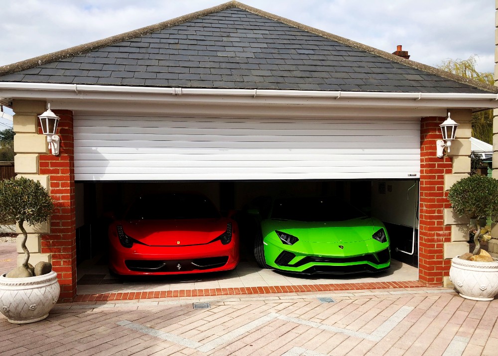 Image of White Domestic Roller Garage Door