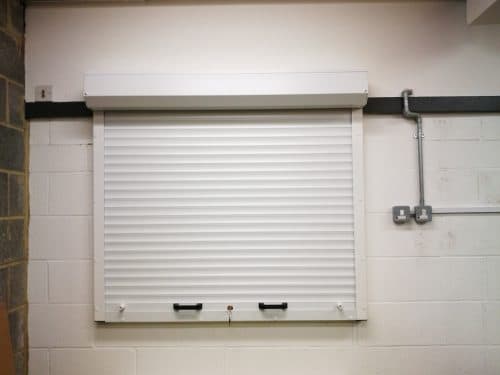 Image of White Domestic Security Shutter