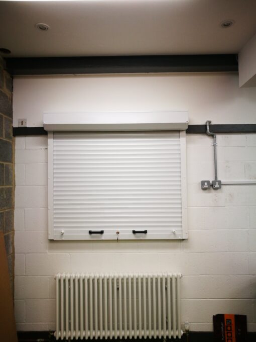 Image of White Domestic Security Shutter