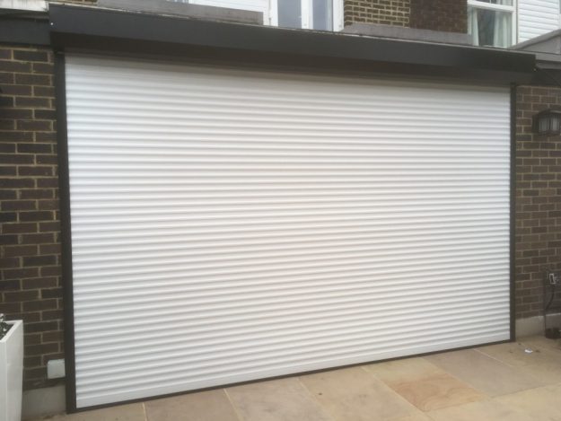 Image of White Domestic Security Shutter