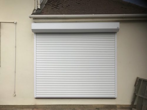Image of White Domestic Security Shutter