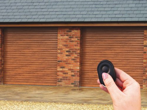 Somfy Remote control roller garage door
