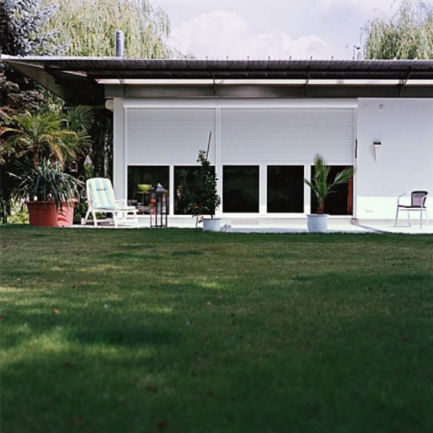 T55 Roller Shutter on Patio Doors
