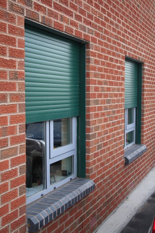 E37 Green Window Roller Shutter