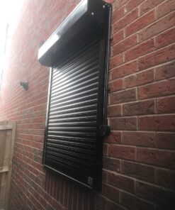 Image of a Black Domestic Security Shutter