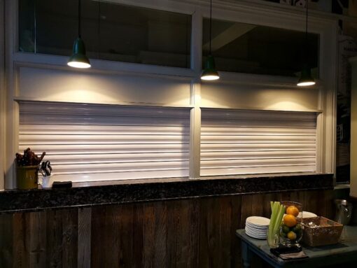 Image of White Domestic Security Shutter