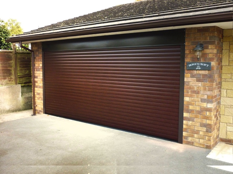 Classic Roller Garage Door Rosewood