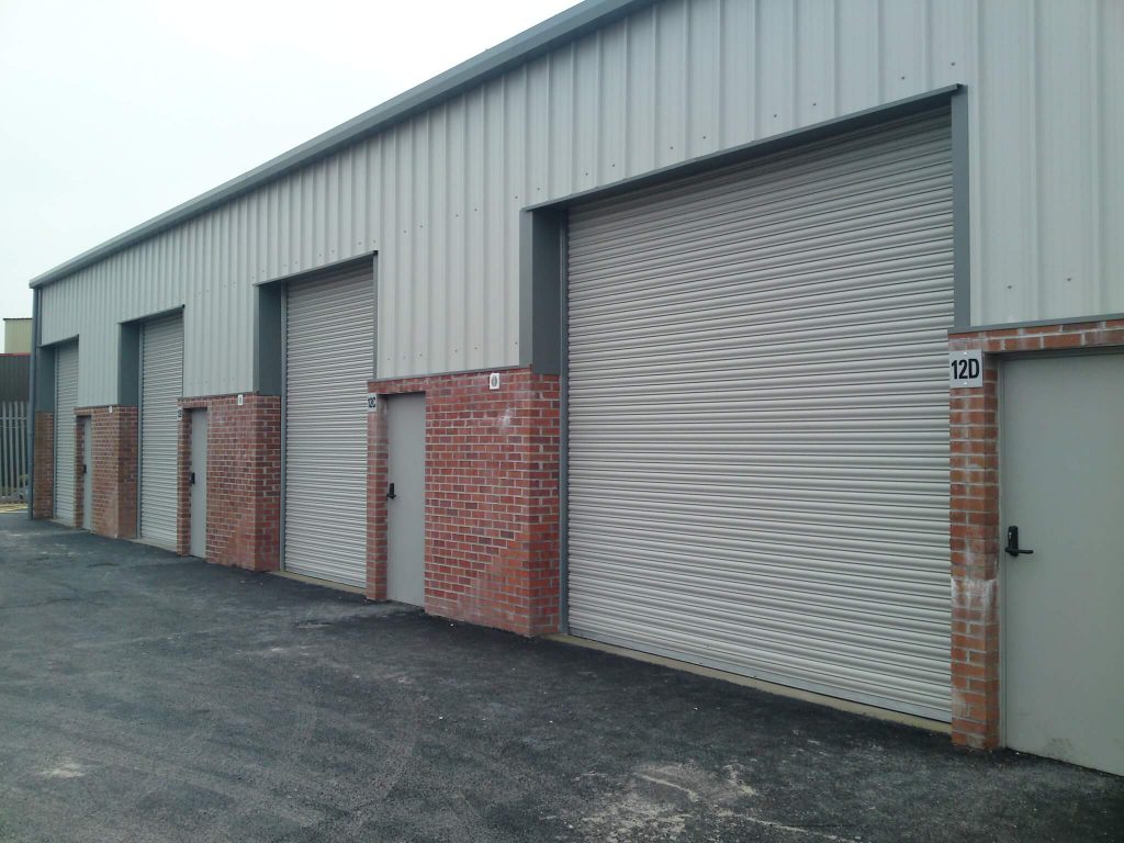 Industrial Doors Grey
