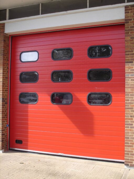 Industrial Doors Red