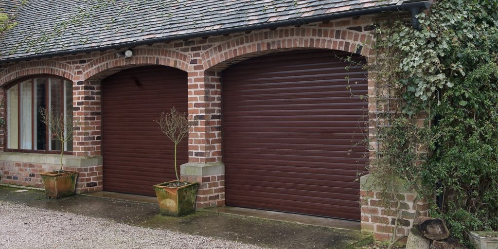 Roller Garage Door Classic Rosewood